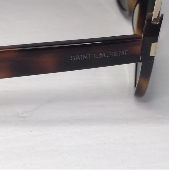 Authentic New Saint Laurent New Sl 51 Cut 002 Unisex Havana Sunglasses - Picture 6 of 11